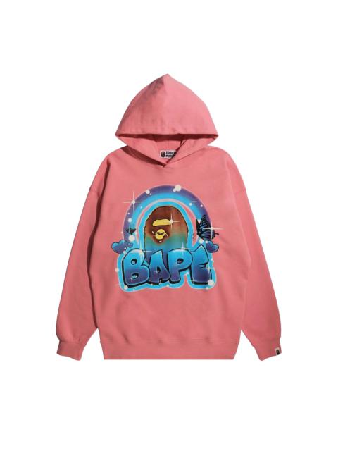A BATHING APE® BAPE Graffiti Oversized Pullover 'Pink'