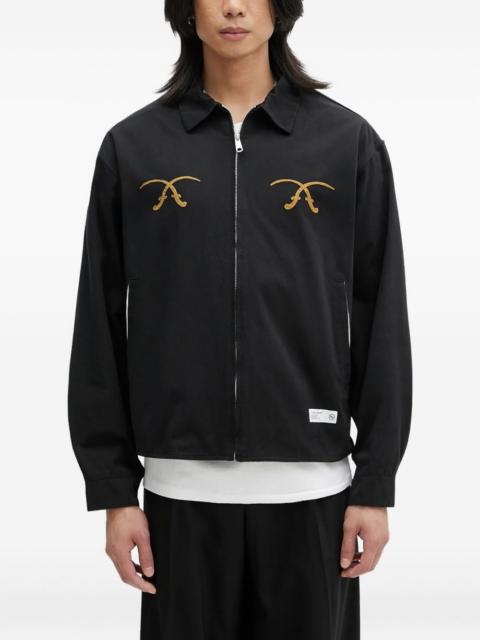 NEIGHBORHOOD Souvenir embroidered-detail zip-up shirt jacket