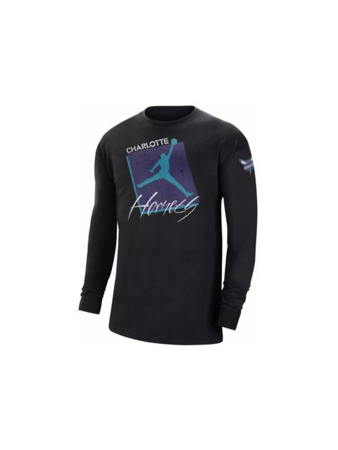Jordan Jordan NBA Charlotte Hornets Courtside Statement Edition Max 90 T-shirt Black