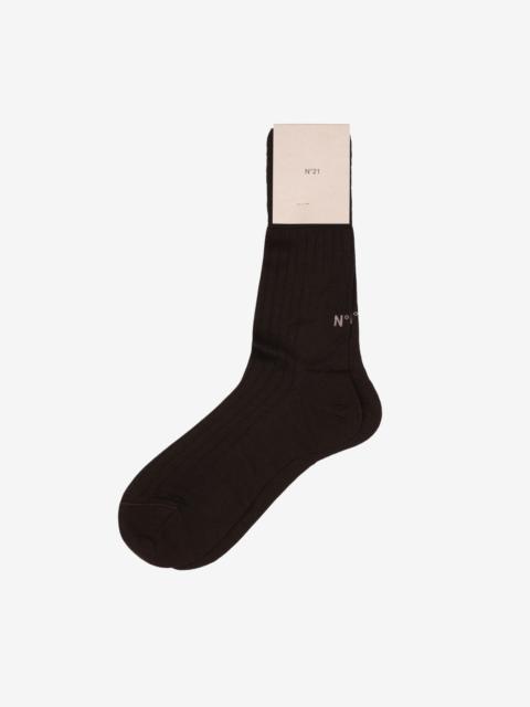 N°21 LOGO-INTARSIA SOCKS