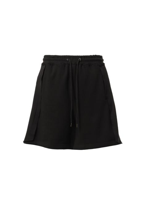 FACETASM 7 BARS SWEAT SHORTS / BLK