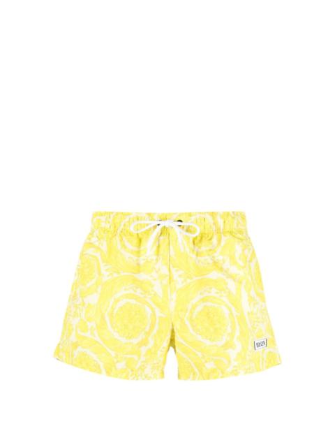 VERSACE Barocco-print swim shorts