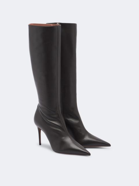 PARIS TEXAS Vera leather knee-high boots