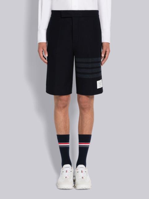 Thom Browne DOUBLE FACE TECH TWILL TONAL 4-BAR BERMUDA SHORTS