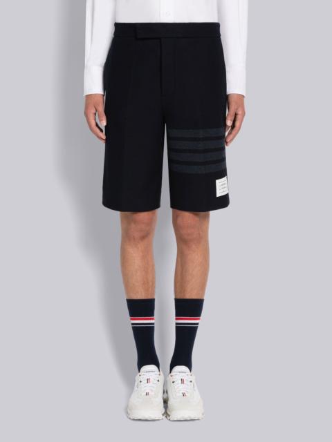 DOUBLE FACE TECH TWILL TONAL 4-BAR BERMUDA SHORTS