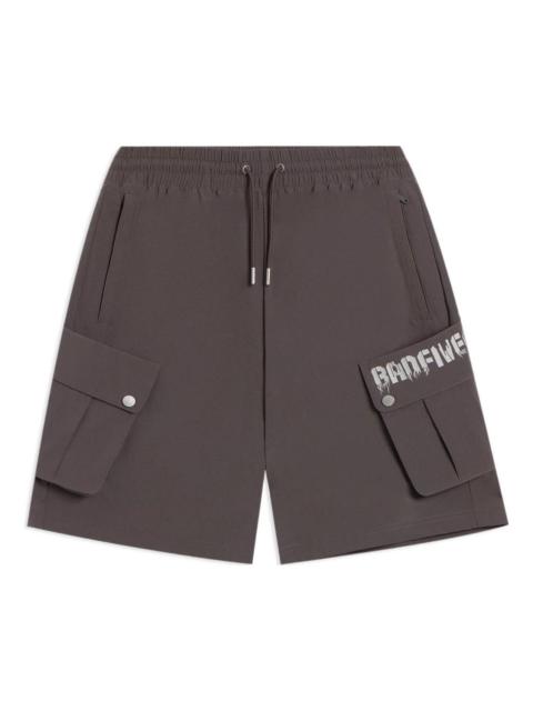 Li-Ning Li-Ning BadFive Graphic Pocket Shorts 'Taupe' AKSS603-3