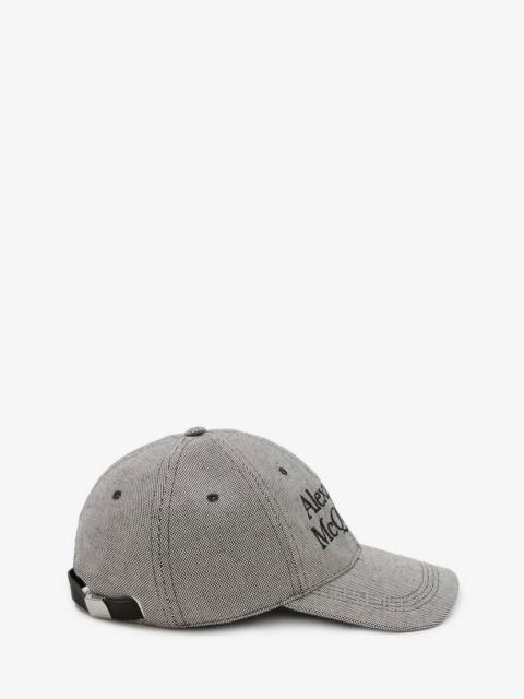 Alexander McQueen Alexander Mcqueen Signature Baseball Cap in Beige