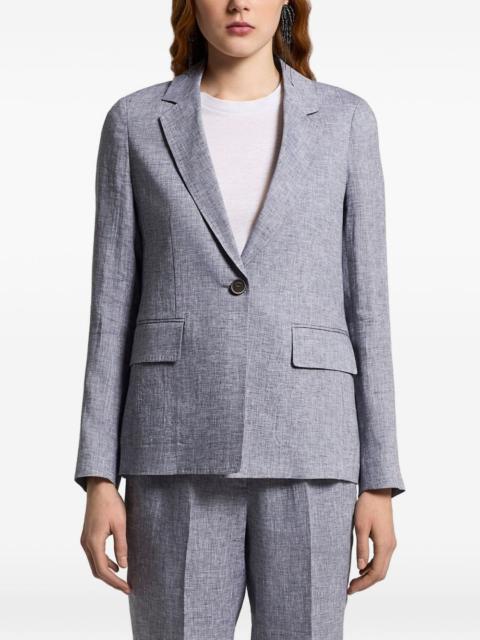 PESERICO notched-lapel pocket blazer
