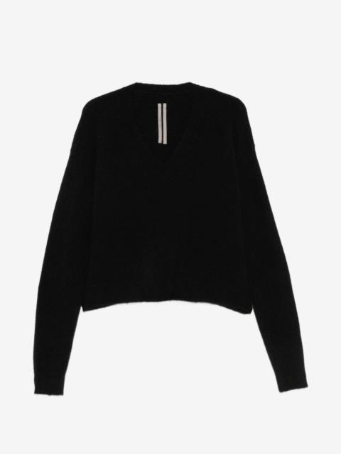 Rick Owens V-neck long-sleeve sweater