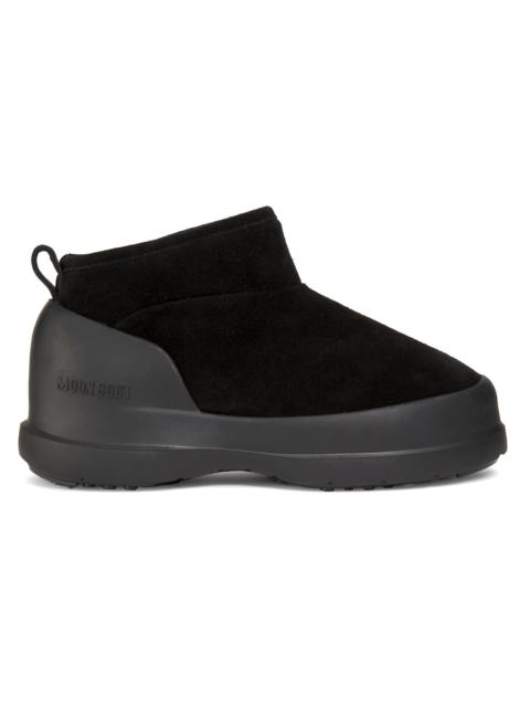 MOON BOOT Unisex Luna Suede Boots - Black