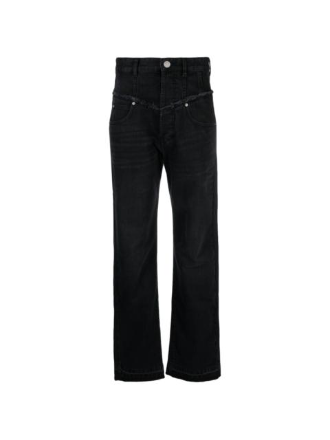 Isabel Marant Noemie mid-rise straight-leg jeans
