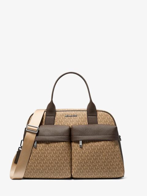 MICHAEL KORS Pacey Medium Signature Logo Bowling Bag
