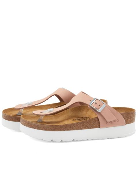 Birkenstock Gizeh Platform Flex Nubuck