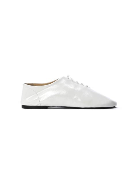 Glove Leather Flats white