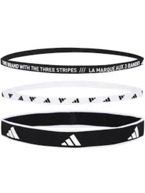 adidas adidas Multiple Width Training Headbands 3 Per Pack 'Black White' IA3031
