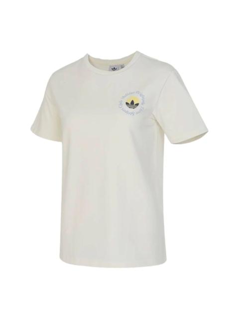 adidas (WMNS) adidas originals Graphic T-Shirt 'White' IR7473