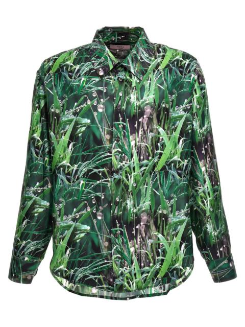 Martine Rose Grass Shirt, Blouse Green