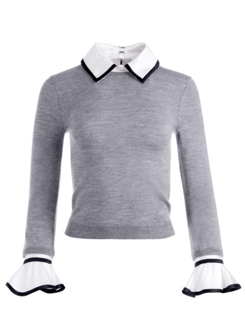 Alice + Olivia JUSTINA COMBINATION SWEATER