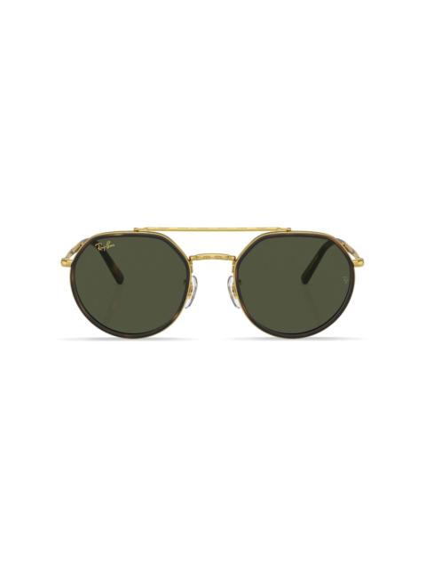 Ray-Ban RB3765 불규칙 프레임 금속 선글라스