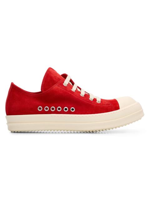 Rick Owens Men's Extreme Low Sneakers - Carnelian Milk