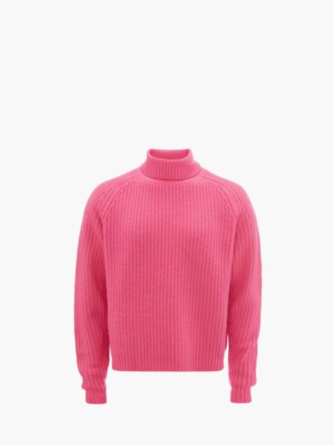 long-sleeve roll-neck jumper