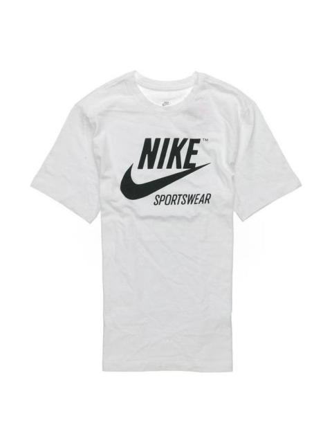 Nike Sportswear Crew Archive Logo T-Shirt 'White' BV0627-100