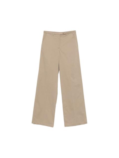 EMPORIO ARMANI Cotton trousers