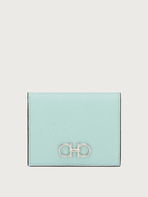 FERRAGAMO GANCINI COMPACT WALLET
