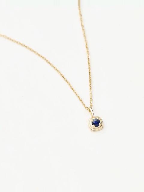 MISSOMA Solid Gold September Birthstone Pendant Necklace