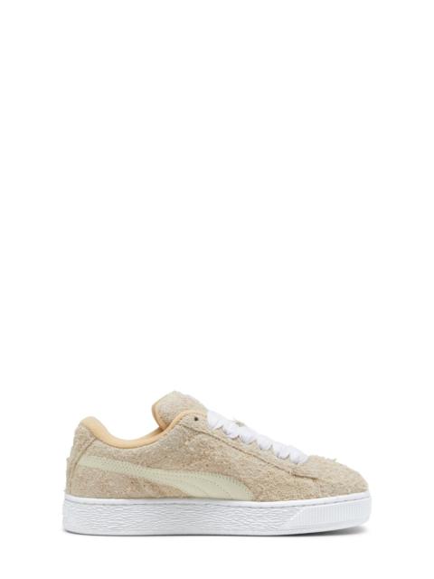 PUMA Suede XL Hairy Sneaker in Alpine Snow-Puma White at Nordstrom