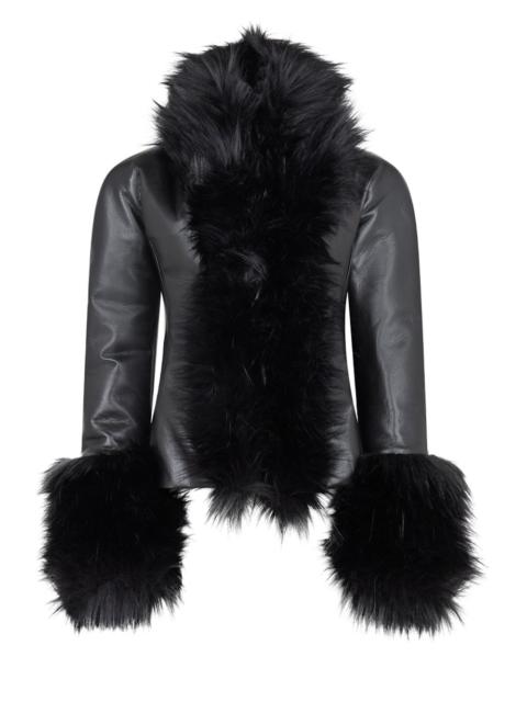 THE ANDAMANE `Kasia` Faux Fur` Jacket
