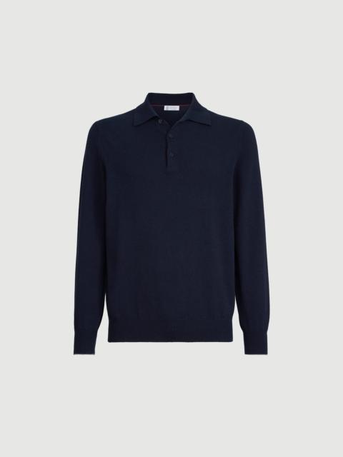 Brunello Cucinelli Cashmere knit polo shirt