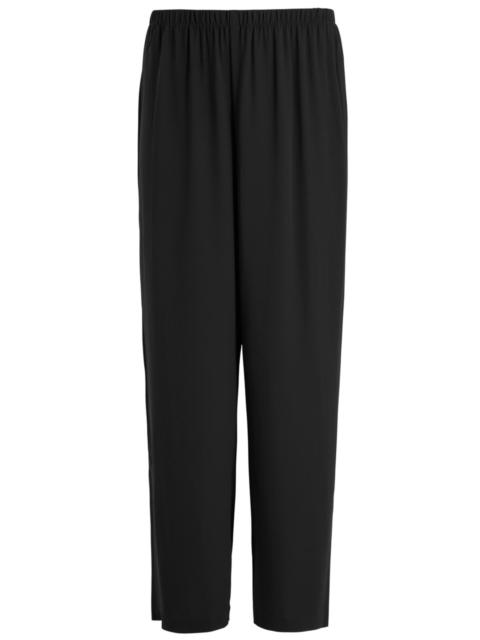 EILEEN FISHER Eileen Fisher Straight-leg Silk-crepe Trousers