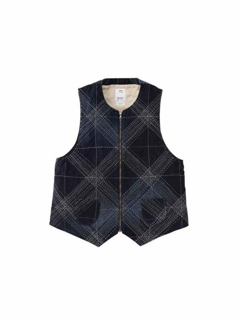 visvim SASHIKO VEST W DK.INDIGO