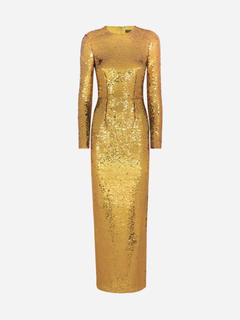 Dolce & Gabbana 긴 sequined mermaid 드레스