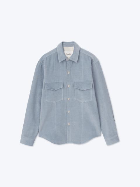 Nanushka TRISTO - Patch pocket overshirt - Sky blue