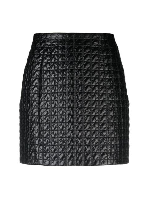 PATOU quilted shell miniskirt
