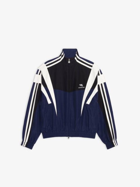 BALENCIAGA Men's Sporty B Regular Tracksuit Jacket  in Indigo
