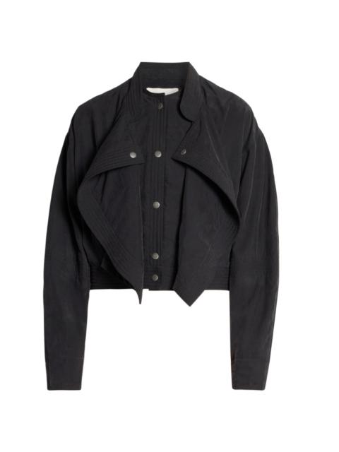 Isabel Marant Women's Tricia Draped Techno Jacket - Black