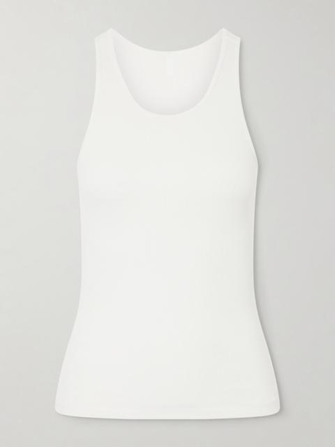 SKIMS Cotton-blend Top And Boxer Pajamas Set