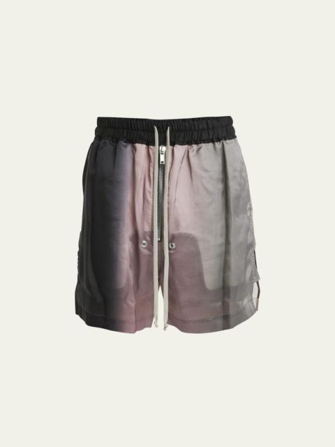 Men's Degrade Cupro Boxer Shorts
