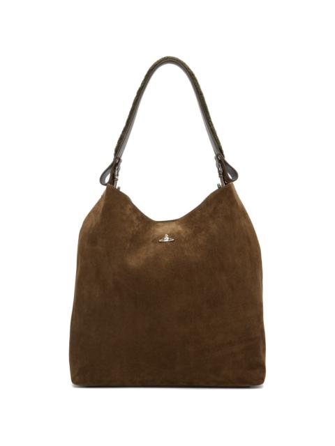 Vivienne Westwood Khaki Lottie Large Shoulder Bag