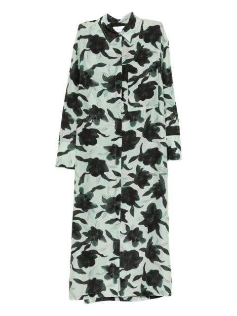 christian wijnants Diola floral shirt dress