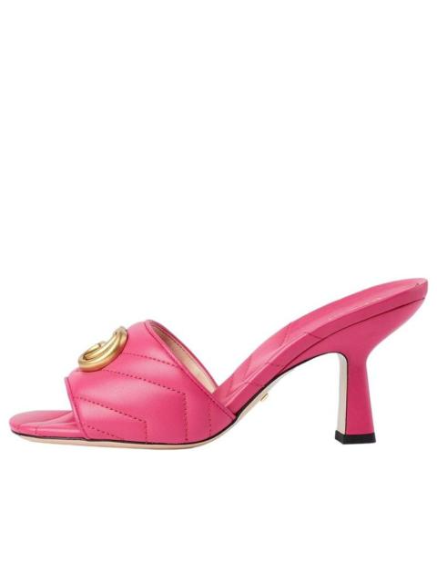 GUCCI (WMNS) Gucci GG Marmont mules 'Pink' 674839-BKO00-5752