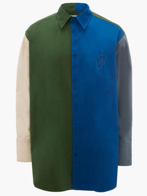 COLOUR BLOCK OVERSHIRT