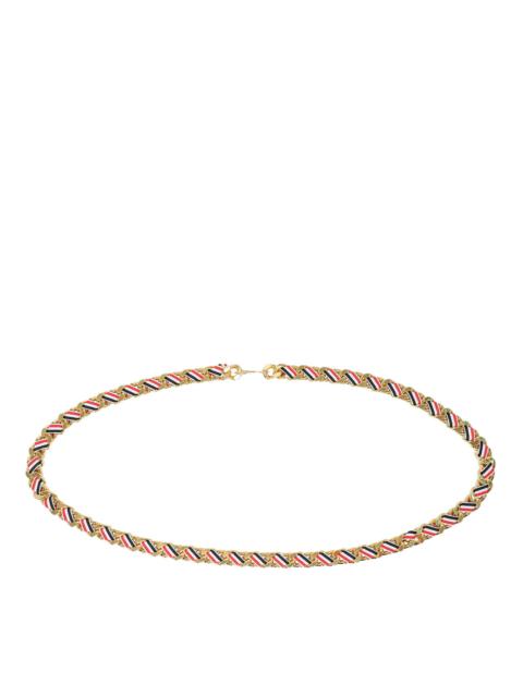 Thom Browne RWB Grosgrain Chain Belt