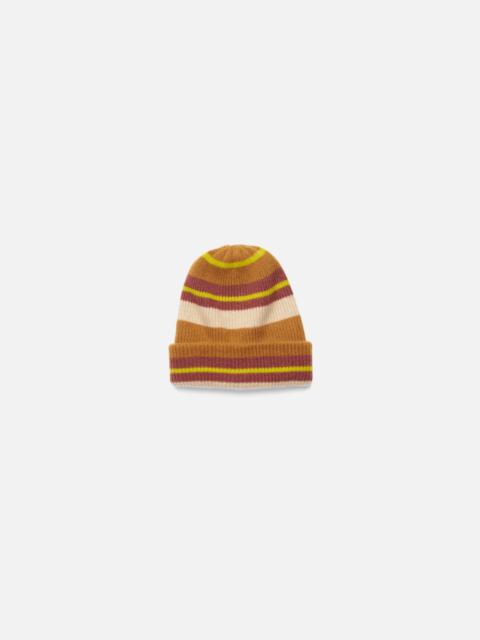 The Elder Statesman SHADOW STRIPE WATCHMAN CAP