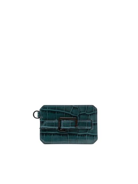 Zadig & Voltaire Le Cecilia crocodile-effect cardholder