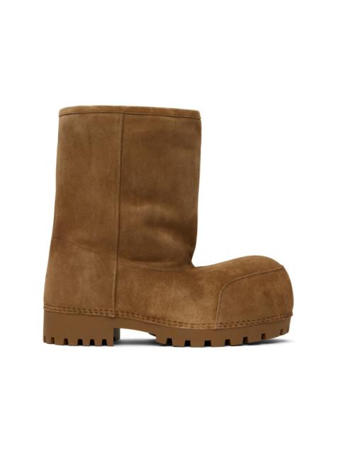 BALENCIAGA Brown Alaska Low Boots