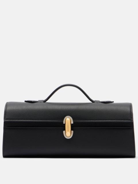 SAVETTE Symmetry Slim leather top-handle bag